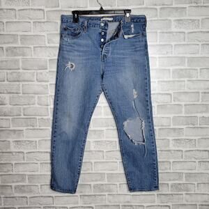 Levi's Premium Big E Wedgie Fit 501s, Sz 32